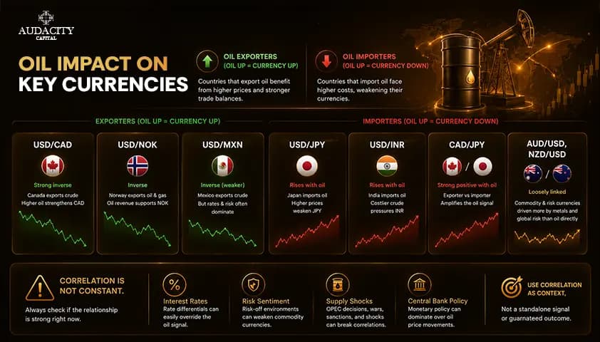 How Traders Use the Oil and Forex Correlation